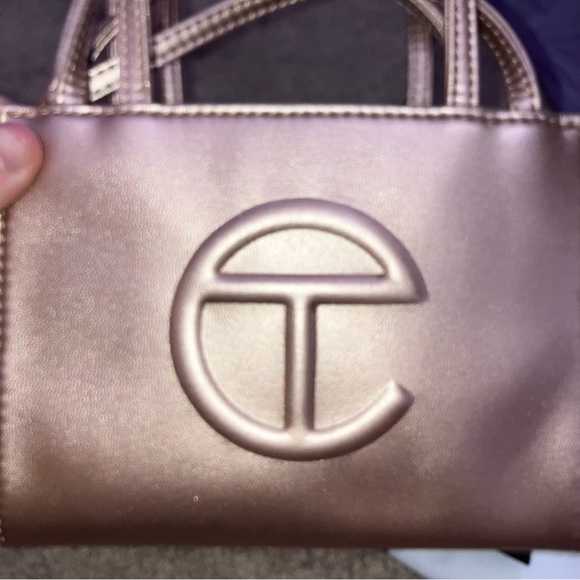 Rare MTO Telfar Small Shopping Bag Copper/Rosegold - Picture 4 of 10